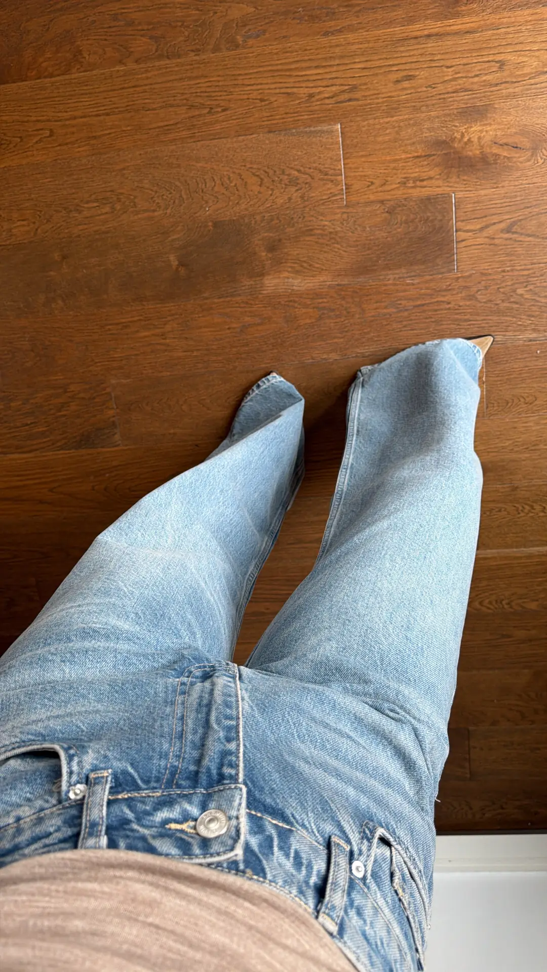 BUZ MAVİ WIDE LEG JEAN